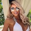 New Luxury Pearl Sunglasses Women Designer Oversized Square UV400 Protection Fashion Shades for Ladies