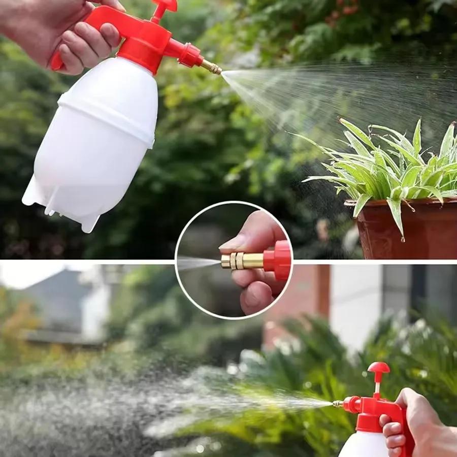 1pc Hand Pressure Spray Bottle Garden Disinfection Watering Can Car Cleaning High Pressure Sprayer Trigger Air Pump