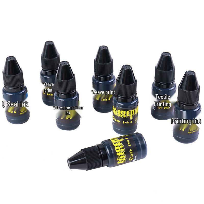 Textile Printing Ink 10ml – Ideal for Photosensitive Stamps On Fabric, Bed Sheets, and Clothing (6g)