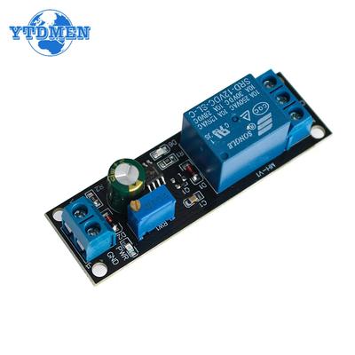 1 pièce Relais Temporisé CC 5V 12V NE555 Bouclier Relais Temporel Module de Commande Minuterie