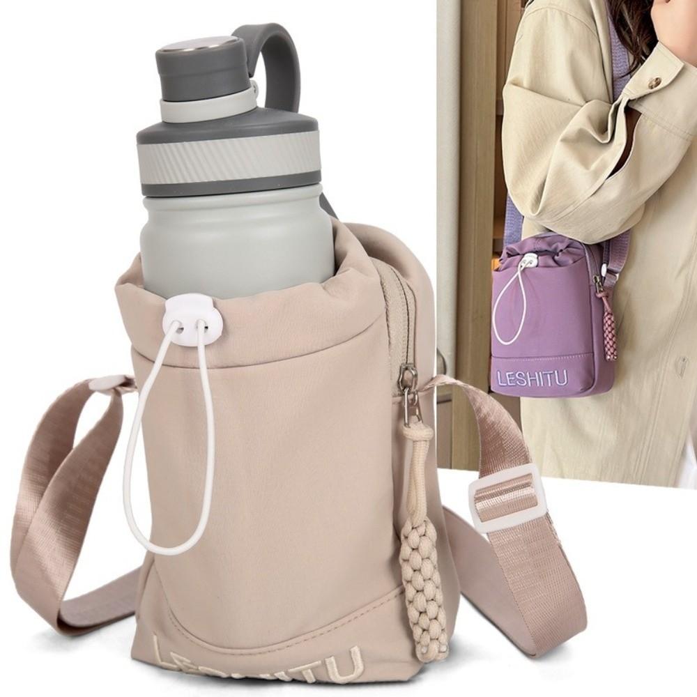 Water-resistant Water Bottle Carrier Bag Large Capacity Water Bottle Holder for Hiking