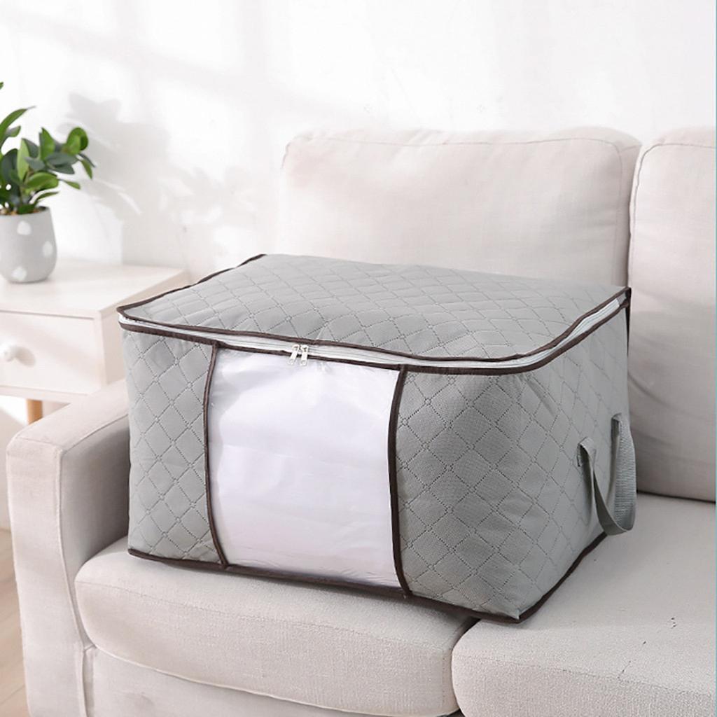 Foldable Storage Bag Clothes Blanket Quilt Closet Sweater Organizer Box Pouches