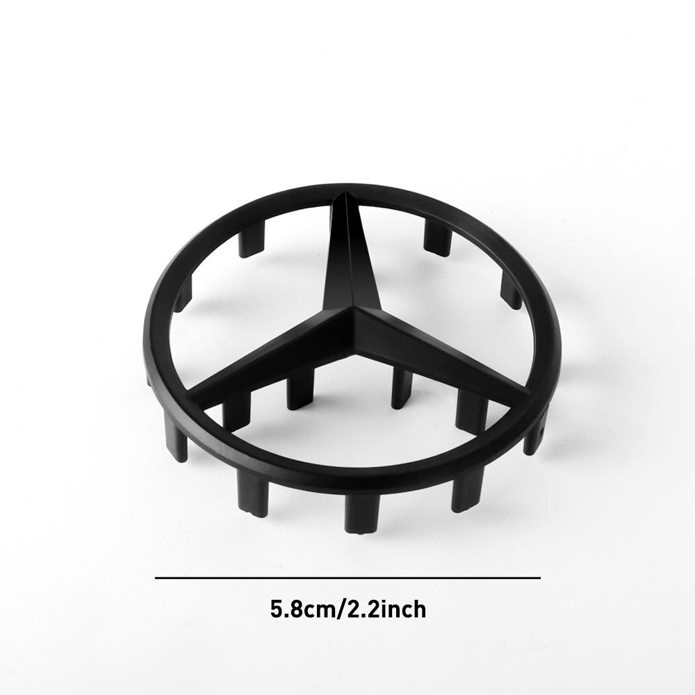 1 Stück 52/58mm Auto Lenkrad Mittel-Emblem Aufkleber für Mercedes Benz AMG W212 W213 W177 CLE GLA W222 GLC GLB W203 W210 W220