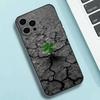 Lucky Four-Leaf Clover Phone Case Silicone Soft For IPhone 17 16 15 14 13 12 11 X XR Plus Pro Max Plus