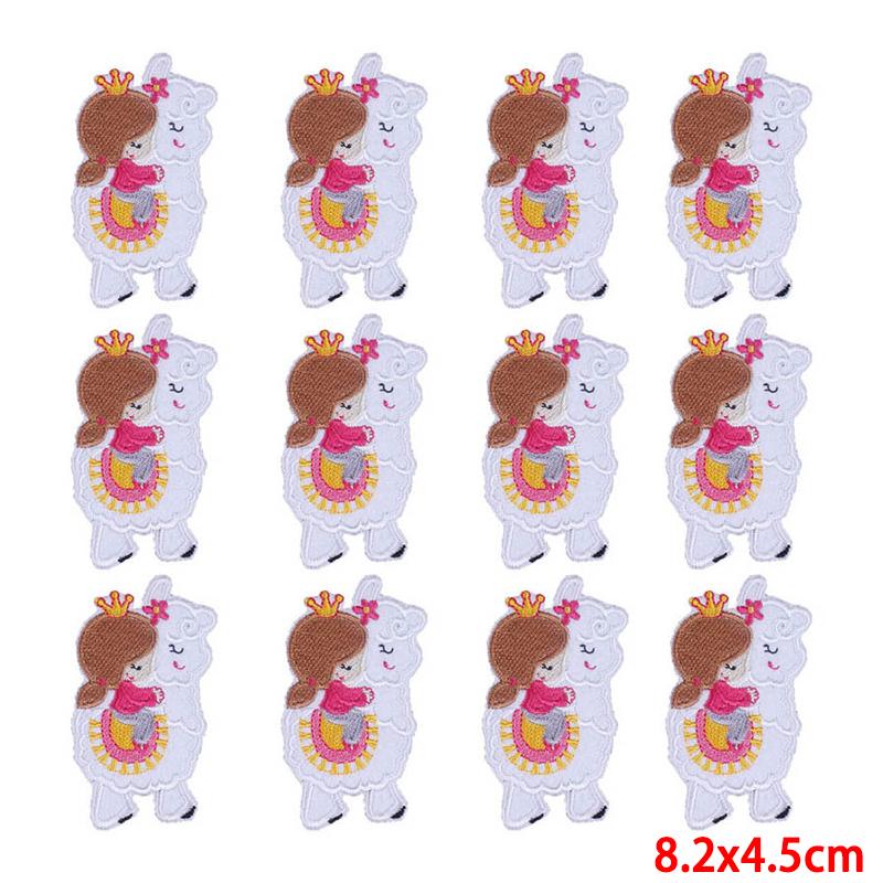 10 teile/los Großhandel Stickerei Patch Eisen Auf Patches Für Kleidung Patches Auf Kleidung Jacken Dekor Applikation Nähen Liefert