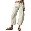 Women's Casual High Stretch Mid-Rise Jeans Low Waist Washed Wide Leg Shape Women Casual Baggy Mid Waist Denim Jeans