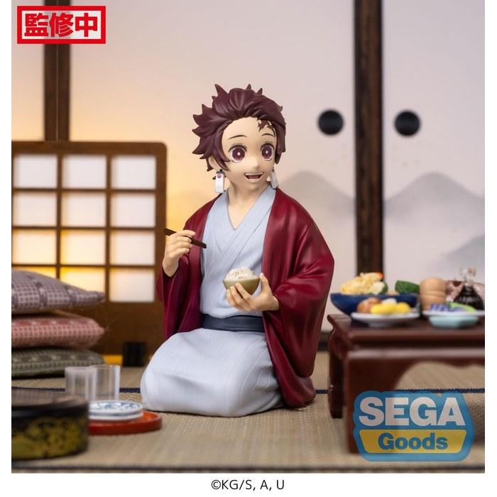 [Demon Slayer] Chokonose Premium Figure Kamado Tanjiro Swordsmith Village Arc (Black & Red, 14cm)