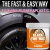 Tire Cleaner And Shine High-Gloss Tire Wax Cleaner Shine Long-Lasting Quick Versatile Protective Car Detailing Supply For