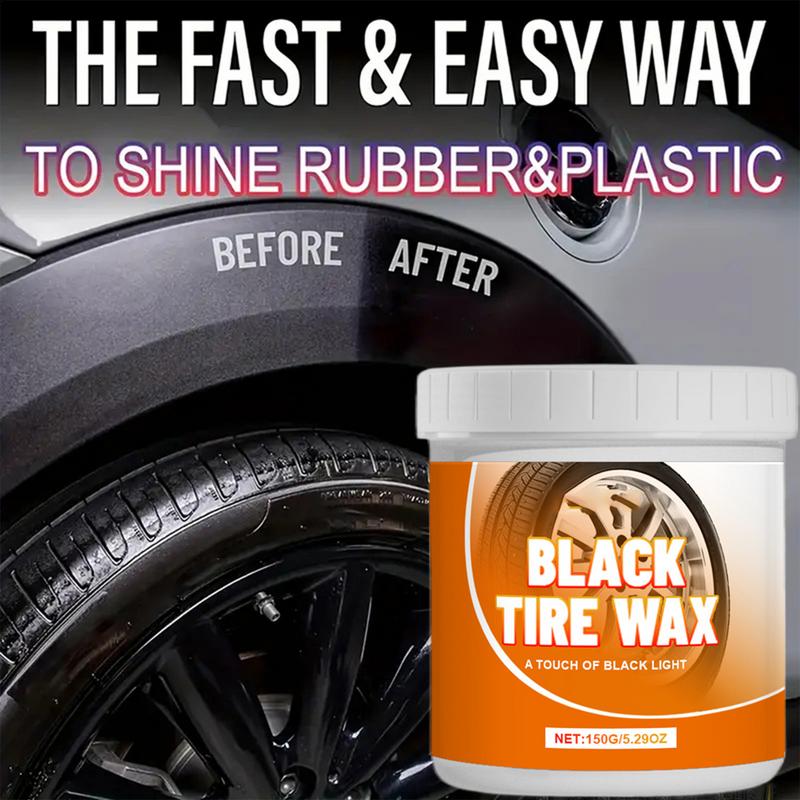 Tire Cleaner And Shine High-Gloss Tire Wax Cleaner Shine Long-Lasting Quick Versatile Protective Car Detailing Supply For