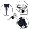 2PCS Reusable Crystal Wine Bottle Stopper Decorative Wine Bottle Cork Wine Bottle Sealer  Party