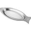 Dish Shaped Steamed Fish Plate Creative Egg Plate Barbecue Plate Tray Plates Korean Style Stainless Steel Plates Dishes Loza