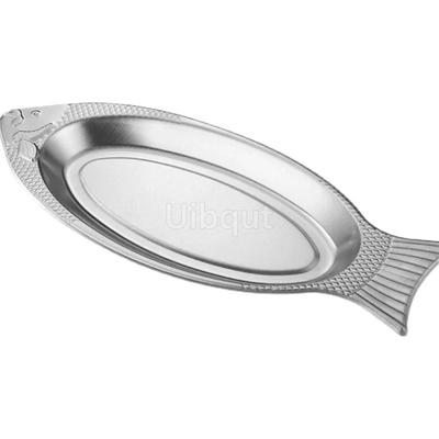 Dish Shaped Steamed Fish Plate Creative Egg Plate Barbecue Plate Tray Plates Korean Style Stainless Steel Plates Dishes Loza