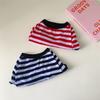 Spring Summer Pet Striped T-shirt Teddy Dog Cat Yorkshire Schnauzer Two-legged Shirt Clothes Dog Clothes for Small Dogs Girl