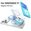 Pentru INNIOASIS Y1 Carcasă de protecție magnetică din TPU Player MP3 portabil Husă de protecție Husă pentru husa playerului MP3 portabil