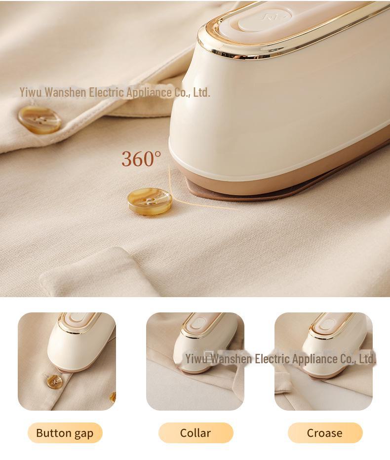 Portable High-Power Handheld Steam Iron for Home Use