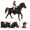 Farm Animal Rider and Horse Figurine Simulation Farm Animal Model Animal Horse Model  Living Room