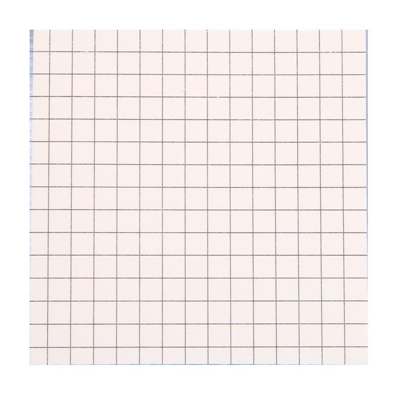 Simple Ins Sticky Notes: Strong Adhesive Grid-Lined Memo Pad for Students and Office Use