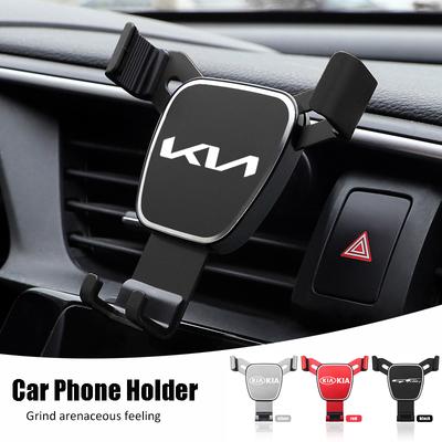 ABS Car Phone Holder 360 Rotation Gravity Auto Grip Bracket For Kia KN GT-Line Sportage Ceed Rio Picanto Sorento Soul Cerato