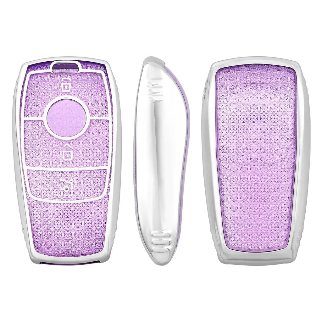 Car Key Cover Case Car Key Fob for Mercedes Benz Class A B C E G S CLA CLE CLS GLA GLC GLE GLK AMG Soft TPU KeyChain Car Key She