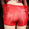 Women Underpants Thin Transparent Thin Elastic Soft Glossy Surface See-through Tempting Mid Waist Anti-septic Lady Panties Briefs
