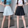 Academy Style Pleated Black Skirt: High Waist, Slimming, Anti-Exposure, Plus Size, Versatile Short Skirt for Autumn and Winter