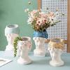 Pretty Girl Flowerpot Storage Mold Trinket Holder Tool DIY Home Decor Mold