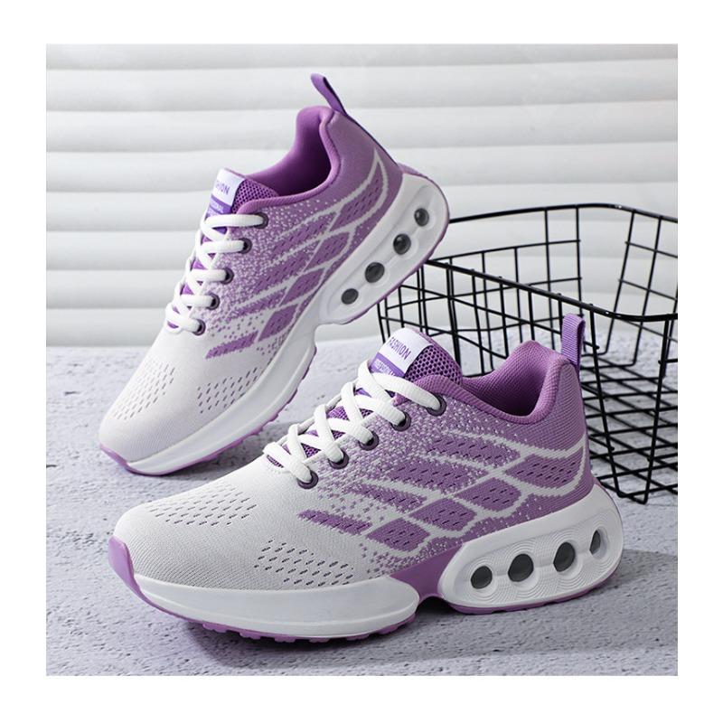 Fashion Women Sports Single New Soft Soled Comfortable Air Cushioned Breathable Single Shoes for Women Plus Size Running Shoes 36-42
