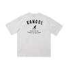 KANGOL Arch Logo T shirT 2822 Off whiTe
