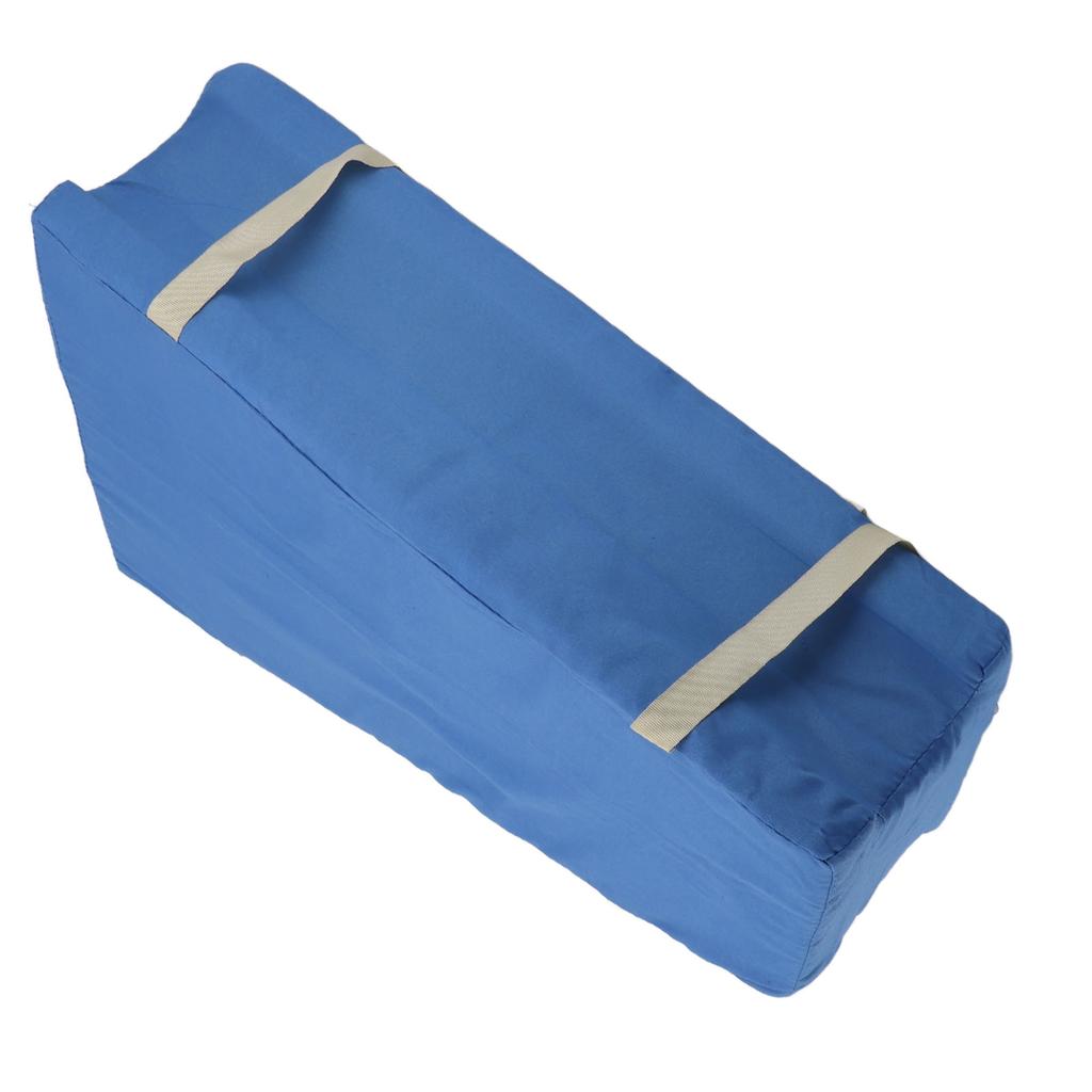 Leg Cushion Trapezoidal Grooved Sponge Body Positioning Pillow with Strap for Preventing Bedsores