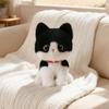 Cute Sitting Pose Kitten Plush Toys Soft Fluffy Cartoon Pet Cat Doll Lovely Office Desktop Decor Funny Gift To Family