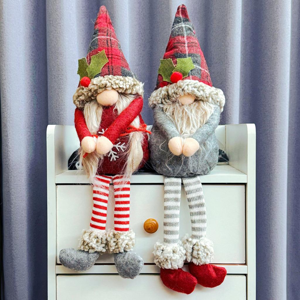 Gnome Dwarf Curtain Tieback Buckles Adorable Xmas Gnome Curtain Clips for Home Decoration