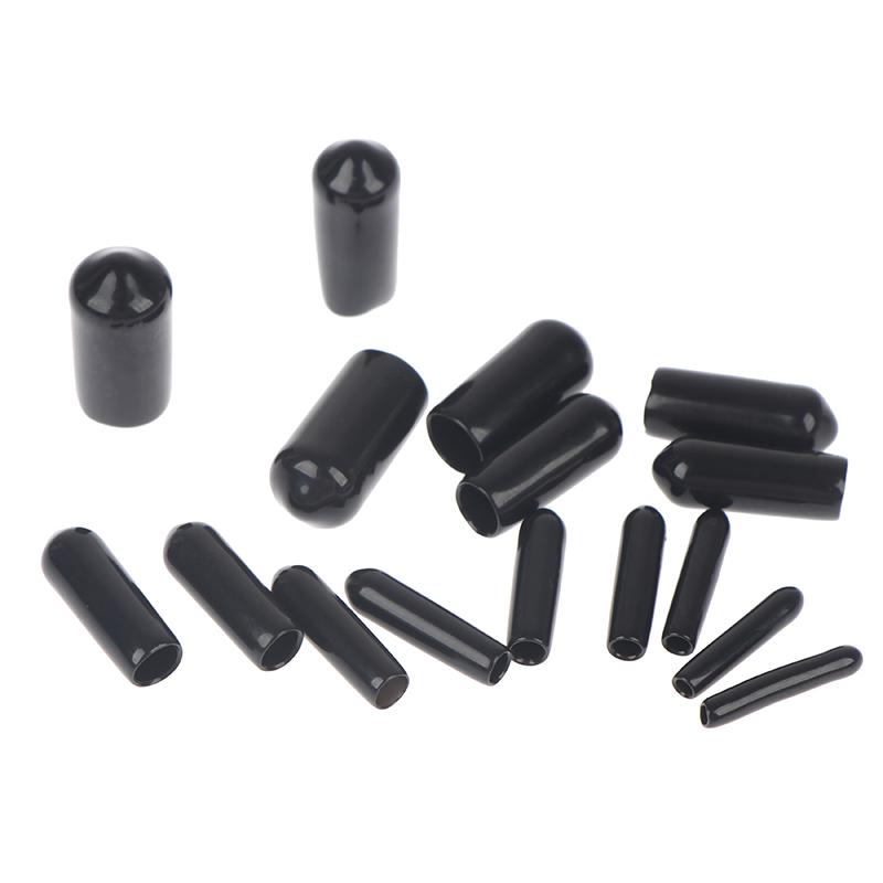 200 Pezzi Protezioni Filettate per Tubi in Plastica Tappi Terminali a Vite in Gomma PVC Resistente Coperchi Mozzo per Raccordi Hardware