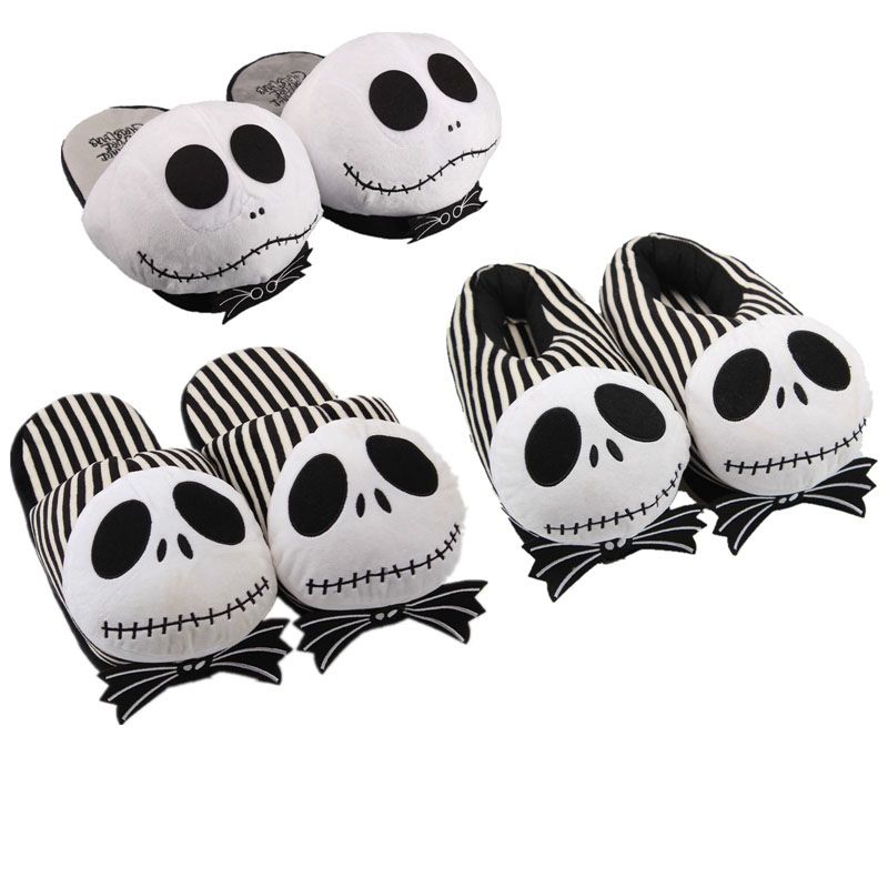 Cozy And Plush Jack Skellington Slippers For Ultimate Winter Comfort And Style