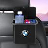 Car Seat Back Hanging Trash Can Storage Case Rear Row Organizer for BMW F01 F02 F30 F35 F34 3 4 5 GT 6 7 Series F10 F11 F12 F07