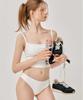Bikini Bender Simple Line Swim Top - White