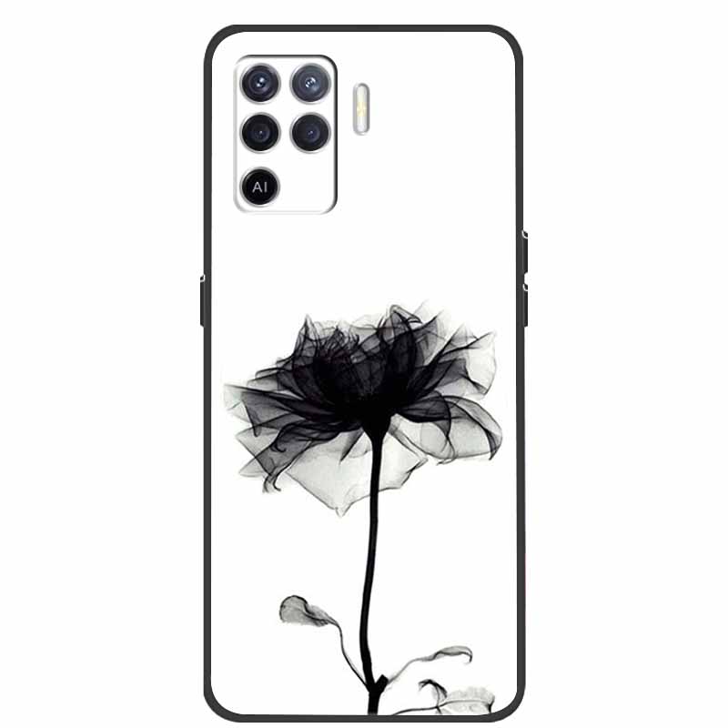 For Coque OPPO Reno5 Lite Case Shockproof Soft silicone TPU Back Cover For Oppo Reno 5Z 5 Lite Phone Case 5Lite CPH2205 Fundas