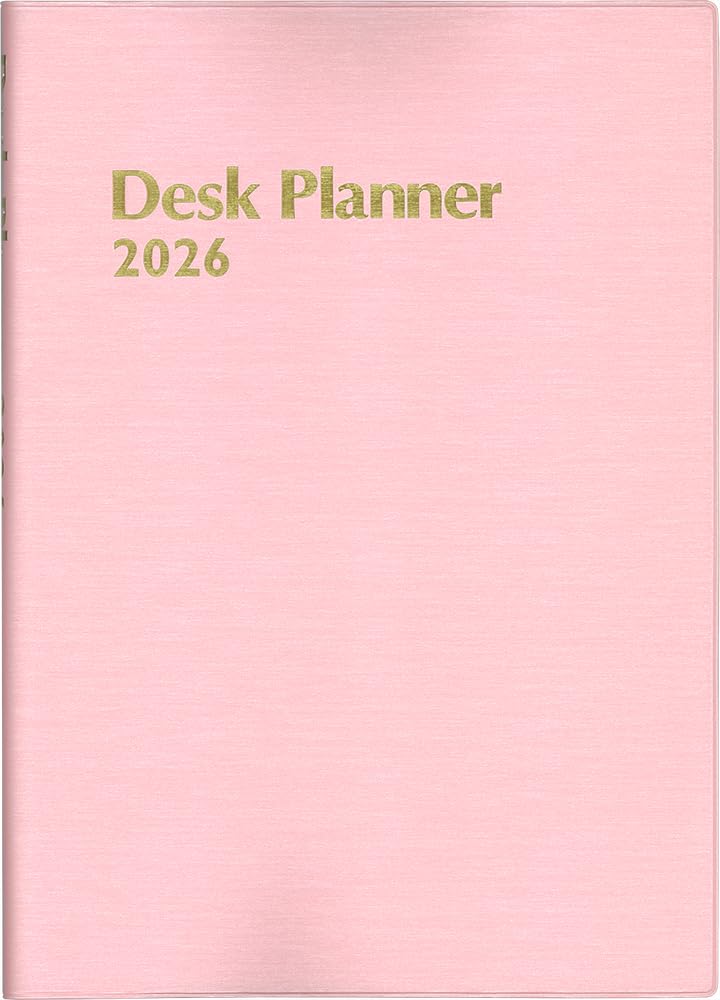 

Hakubunkan 2026 B5 Weekly Desk 213 January Planner, Pink, No. (Starts 2026) розовый