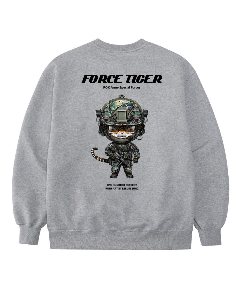 OHP Ohpxjs.Lee Bspecial Forces Poster Tiger Oversized Heavy Sweatshirt