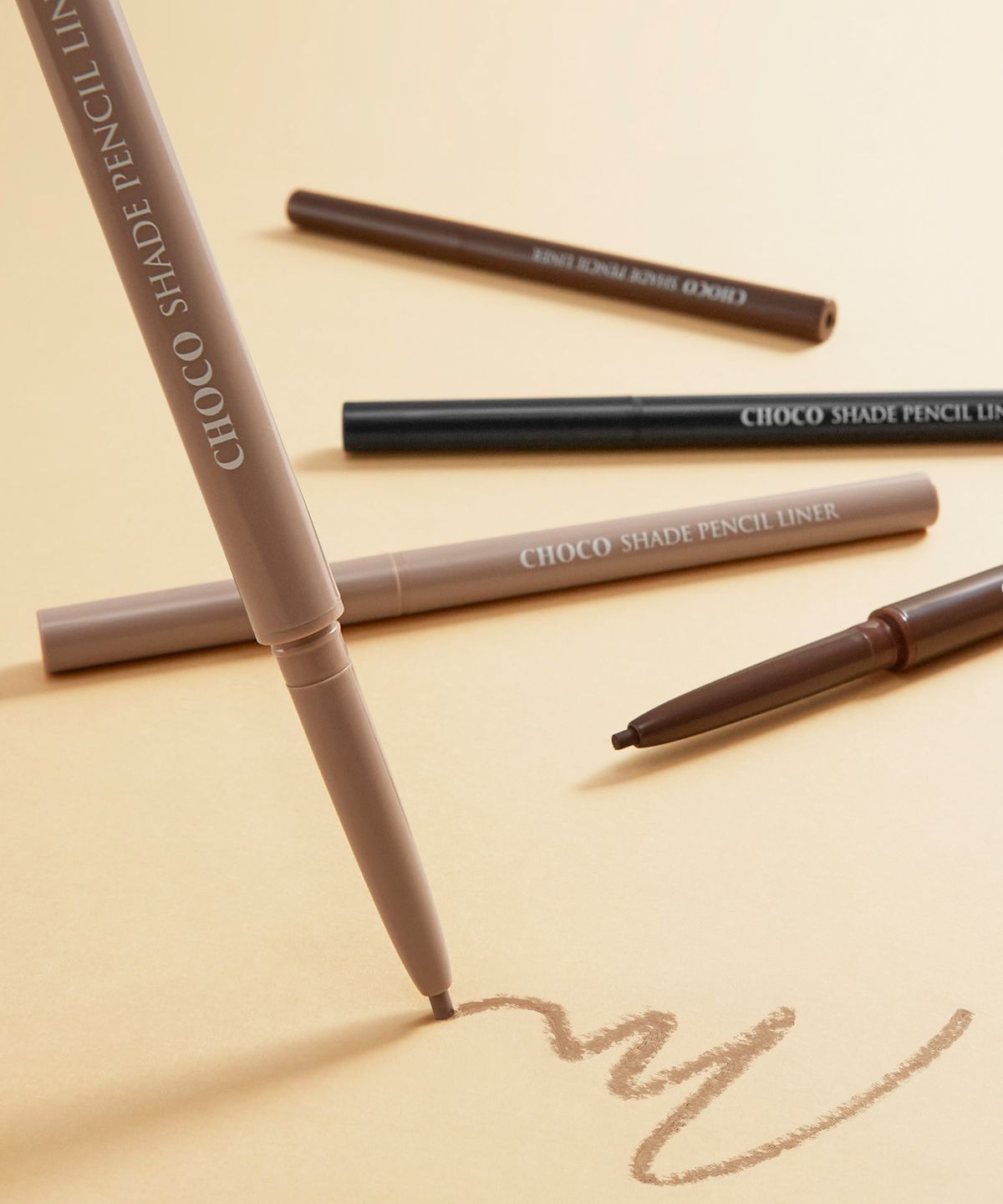 [NEW] Choco Shade Pencil Liner (Nos. 1, 2, 3) Mix and Match 2 No. 1 (Gray-Black)