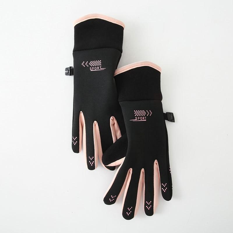 Non-slip, Windproof and Waterproof Plus Thin Velvet Touch Screen Gloves.