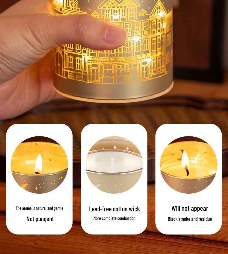 Luminous Scented Candle - Christmas Aroma Ornament for Home & Bedroom