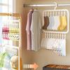 Baby Multi-clip Sock Drying Rack Household Storage Rack Multi-functional Removable Space-saving Socks Underwear Saliva Towel