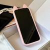 Cartoon Cute Cat Ears Angel Silicone Soft Case for IPhone 17 16 15 14 13 Pro Max 17Pro 16Pro IPhone17 IPones Women Back Cover