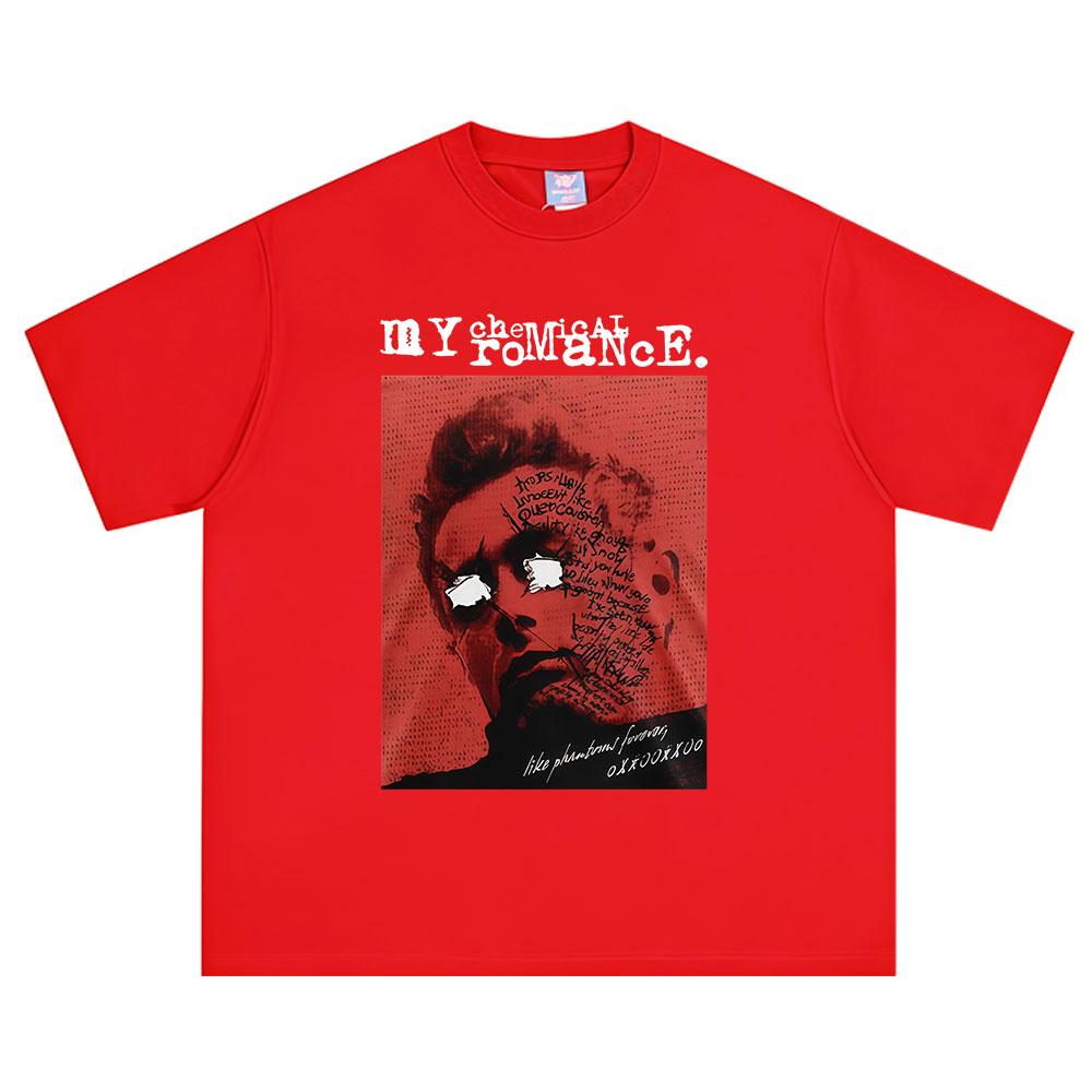 

Rock Band My Chemical RoUnisexce 2026 Tour Merch Tshirt Unisex Women Clothing Cotton Casual Oversized Short Sleeve Streetwear Y2K Top S