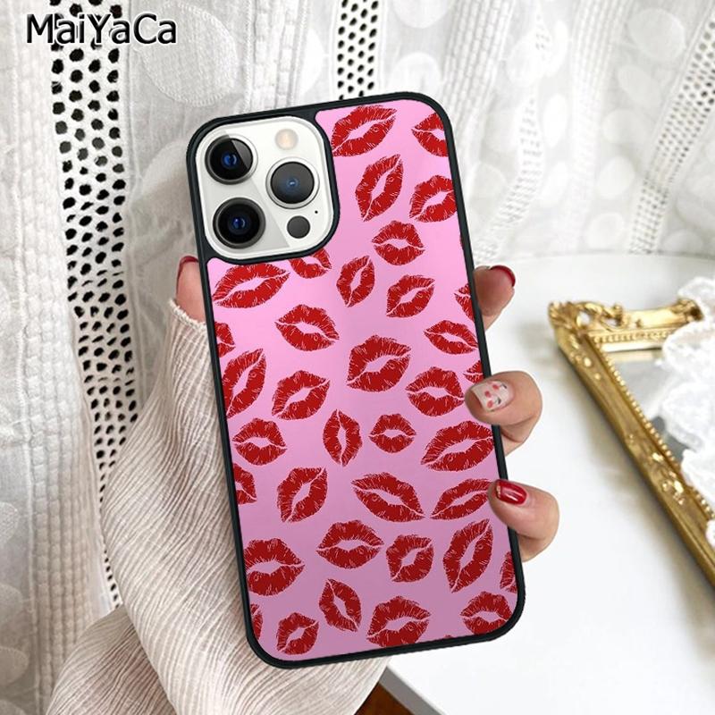 

Sexy lady Red lips hot girl Phone Case Cover For iPhone 17 Air 16 16e 15 plus 11 12 13 14 pro max shell coque iPhone 11pro max