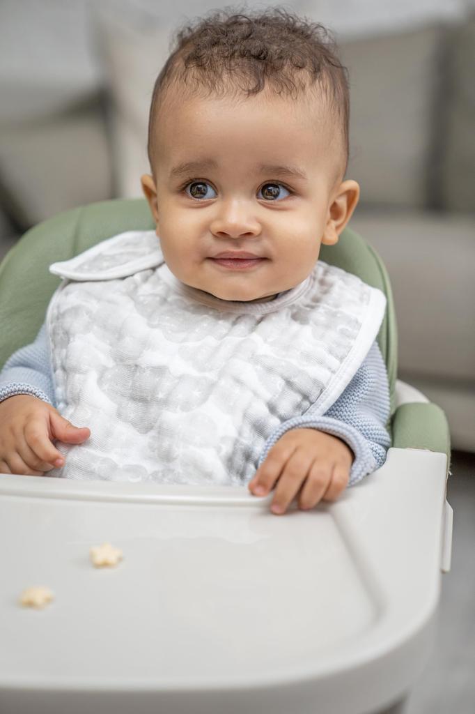 aden anais Map the Stars Organic Cotton Large Snap Baby Feeding Baby BBADABASNO30004 & Bib, Size, Closure, Bib, Gift,