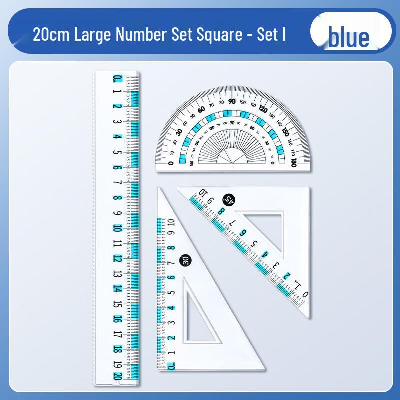 Student Transparent Ruler Set