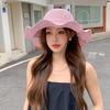 Sun Protection Flower Straw Hat Hollow Breathable Basin Cap Women Visors For Outdoor Travel Beach