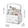 1 Stück Kosmetik-Aufbewahrungsbox Staubdicht Desktop Make-up Organizer mit Schublade für Hautpflegeprodukte Haushaltsaufbewahrungsbox Regal