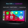 EKLEVA 10.26 Inch Car DVR 4K Dash Cam Rearview Mirror WIFI Dashboard Dual Lens Camera Driving Recorder Support Carplay Android Auto